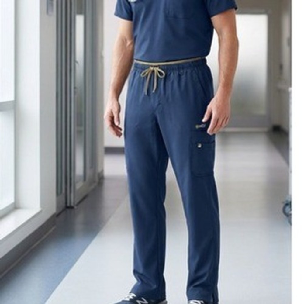 Carhartt Force Scrub Pants Mens Blue Utility Cargo Medical Workwear Large L